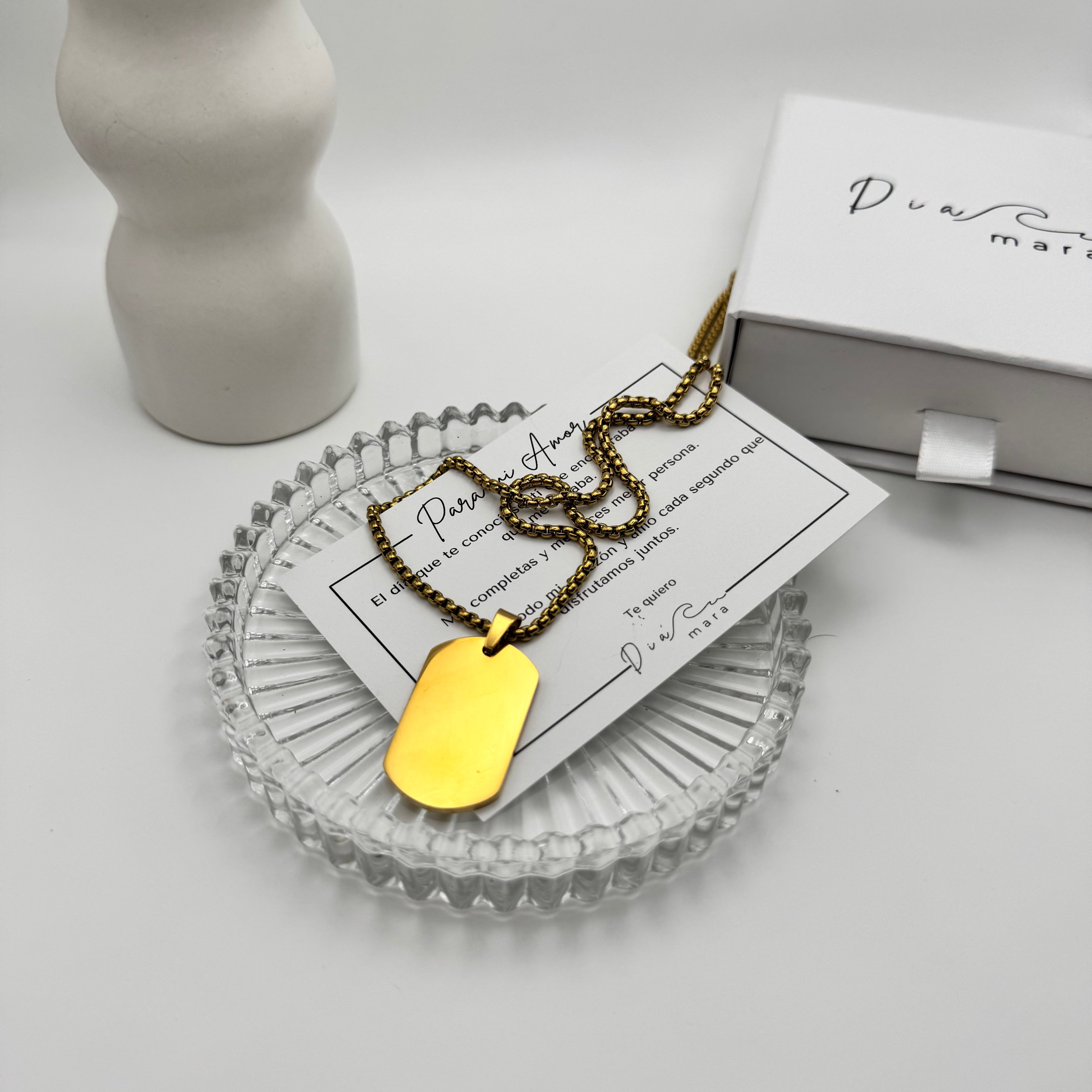 Collar Placa Constelaciones