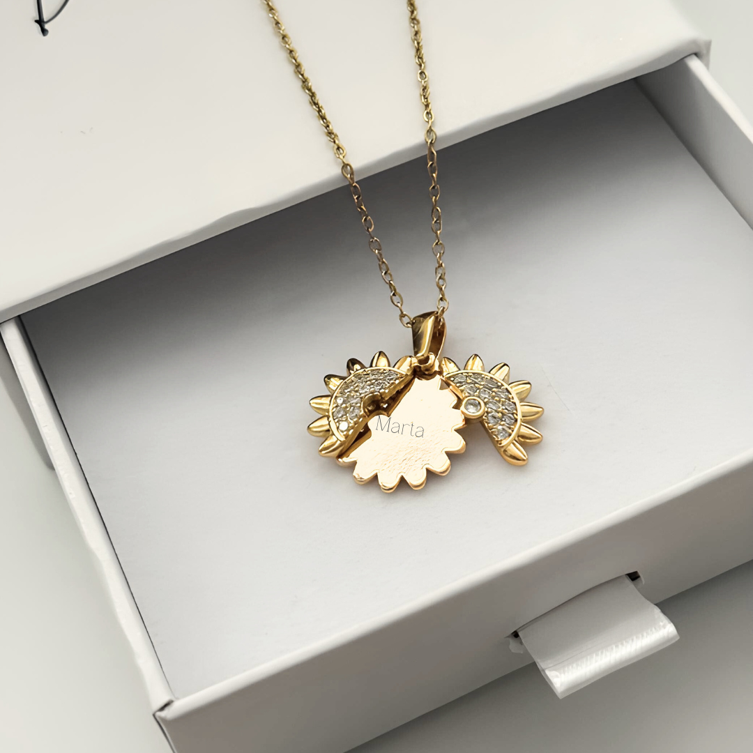 Collar Girasol personalizado