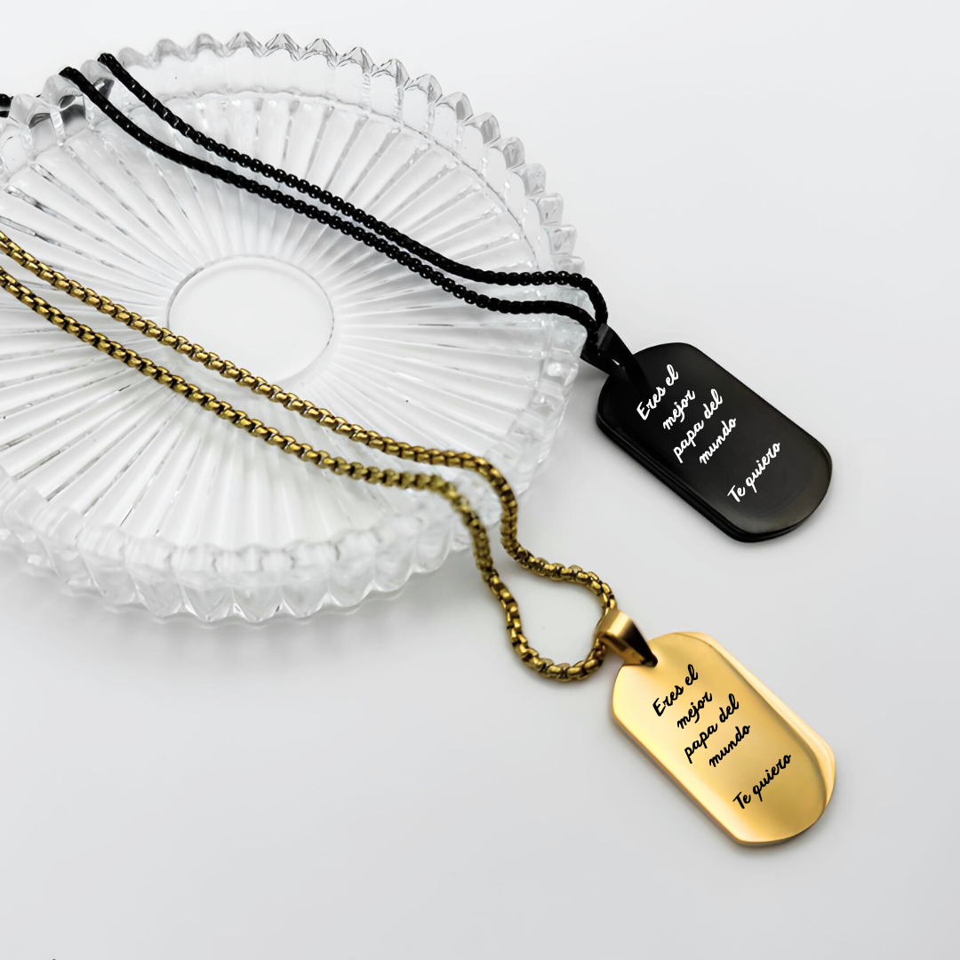 Collar Placa Personalizada