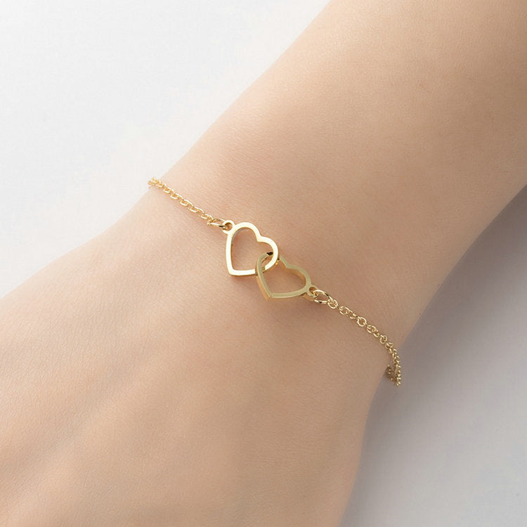 Collar Corazones + Pulsera regalo | Corazones que se comparten